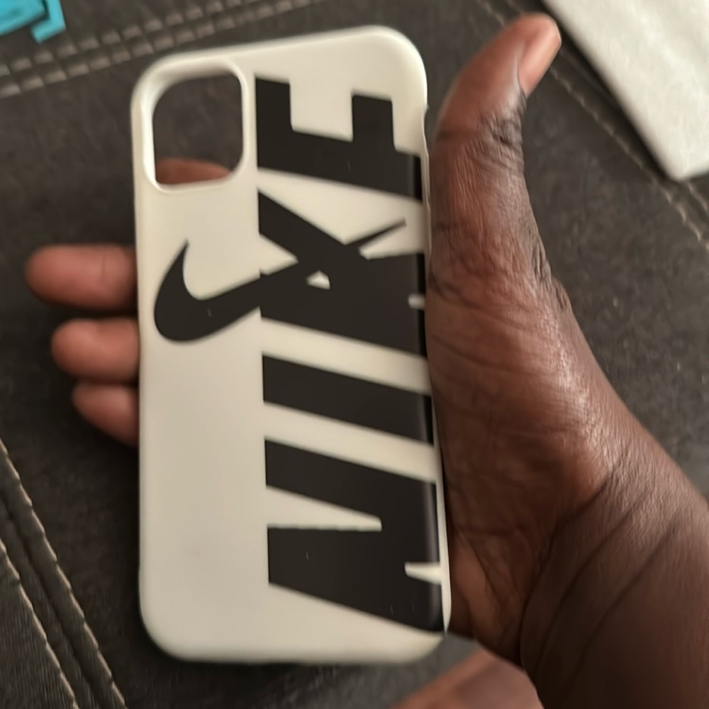 Nike White and Black iPhone 11 Case